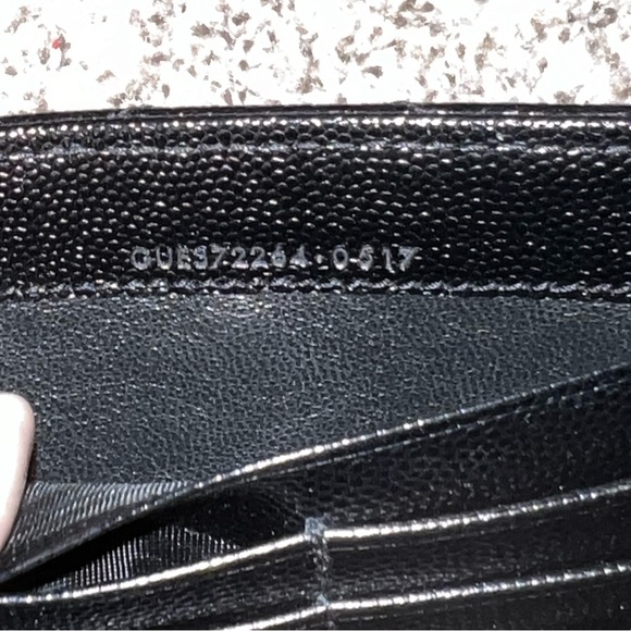 ✖️SOLD✖️AUTH YSL Cassandre Matelasse Large Flap Wallet in Black SHW - Picture 5 of 6